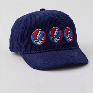NWOT Grateful Dead Stealie Repeat Cord Hat